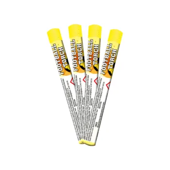 Zábavní pyrotechnika Triplex Pyrotechnika Pochodeň FOTBAL ŽLUTÁ - TXF936-3 ŽLUTÁ