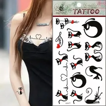 Hračka pro kočku Tetovačka, kočky černé s červenou