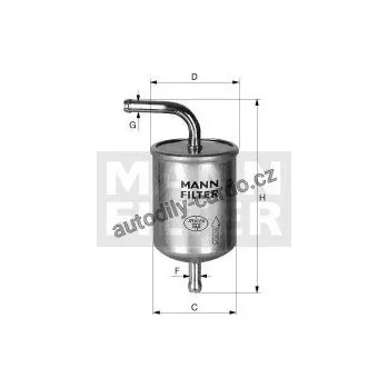 Palivový filtr Palivový filtr MANN WK710/1 (MF WK710/1) - SUZUKI