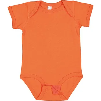 Kojenecký body Rabbit Skins Kojenecké body s krátkým rukávem 4424EU Orange 12 months