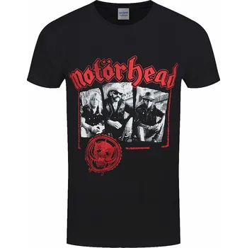 Pánská móda Motorhead tričko, Stamped Black, pánské XXL