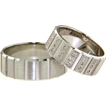 Prsten SNAU14B0075 Snubní prsteny Materiál: Bílé zlato 14kt