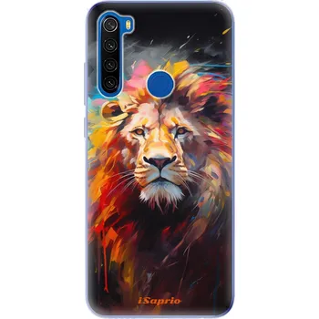 Pouzdro na mobilní telefon Odolné silikonové pouzdro iSaprio - Abstract Lion - Xiaomi Redmi Note 8T