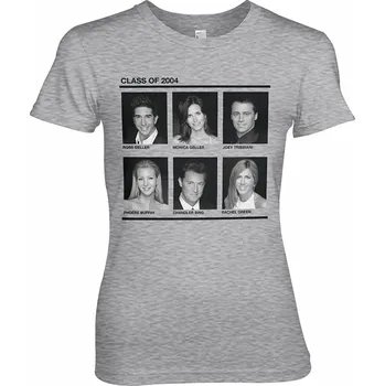 Dámské tričko Friends tričko, Class Of 2004 Girly Heather Grey, dámské L