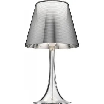 Lampička Flos F6255000 Miss K, stolní lampička se stmívačem, 1x70W E27, aluminizovaná stříbrná, výška 43cm