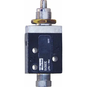 Instalatérský materiál Mechanicky ovládaný sedlový ventil 3/2, G1/8" Parker B43603C