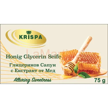 Mýdlo Krispa Med glycerin 75g