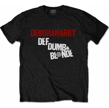 Pánská móda Debbie Harry tričko, Def, Dumb &amp; Blonde, pánské L