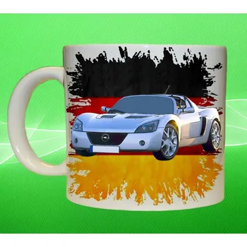 hrnek Opel Speedster 150ml (hrneček s osobním autem Opel )