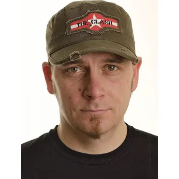 Kšiltovka The Clash kšiltovka, Star logo Distressed M M = obvod 57 cm