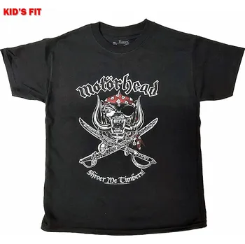 Karnevalový kostým Motorhead tričko, Shiver Me Timbers Black, dětské XL velikost XL věk (11 - 12 let)