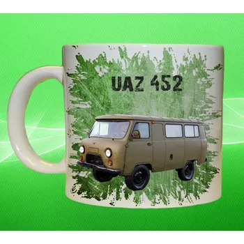 hrnek UAZ 452 buchanka II 75ml (army hrnek vojenský hrneček)