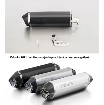 Výfuk pro motocykl Tlumič výfuku - ČERNÝ NEREZ - 0914782 257117