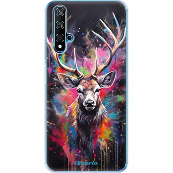 Pouzdro na mobilní telefon Odolné silikonové pouzdro iSaprio - Abstract Deer - Huawei Nova 5T