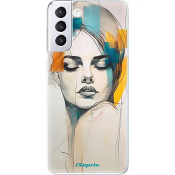 Pouzdro na mobilní telefon Odolné silikonové pouzdro iSaprio - Abstract Girl - Samsung Galaxy S21+