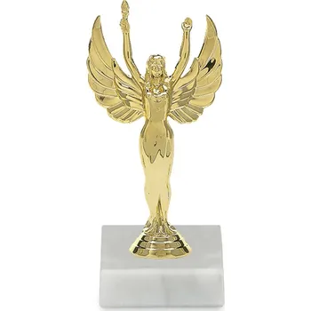 Figurka Victory žena, 15 cm, zlatá, včetně podstavce