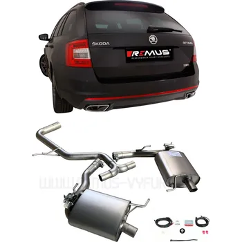 Tlumič výfuku Sportovní výfuk s integrovanými ventily - 806715 0500LR