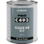 Bezbarvý matný lak BODY C493 HS - 1 L