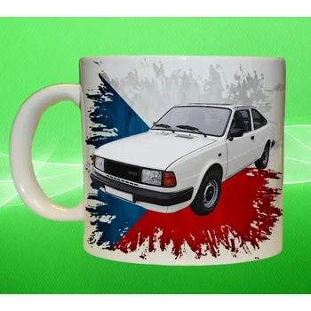 hrnek s autem České auta 37 150ml (hrneček s osobním autem České výroby)