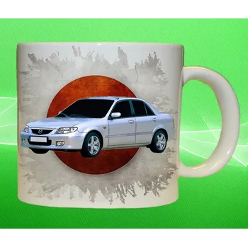 hrnek s Mazda 323 450ml (hrneček s osobním autem Mazda)
