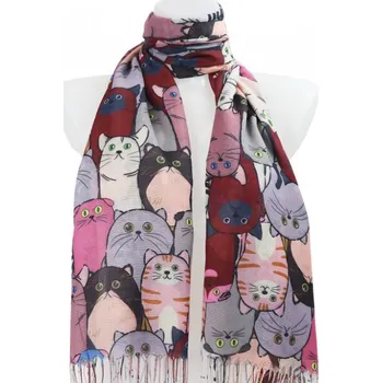 Šála Letní šála, veselé kočky