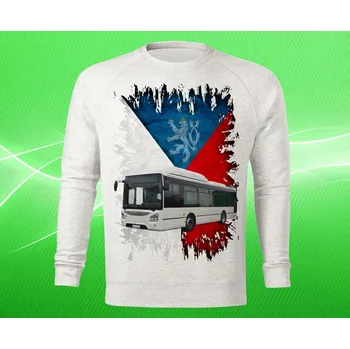 Pánská mikina mikina s potiskem IVECO I pánská XL (mikina s autobusem )