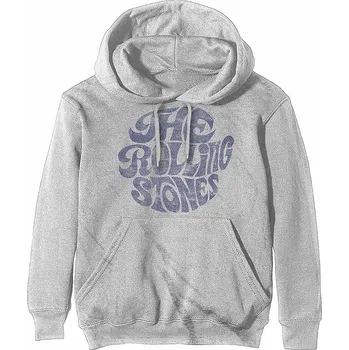 Pánská mikina Rolling Stones mikina, Vintage 70s Logo Grey, pánská M