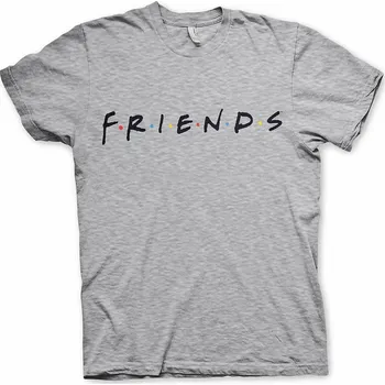 Pánské tričko Friends tričko, Friends Logo Heather Grey, pánské XL