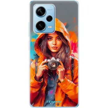 Pouzdro na mobilní telefon Odolné silikonové pouzdro iSaprio - Girl with Camera - Xiaomi Redmi Note 12 Pro+ 5G