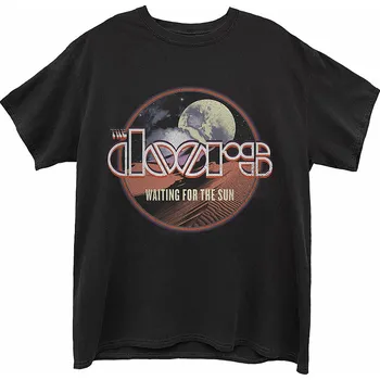 Pánská móda The Doors tričko, Waiting For The Sun Black, pánské XL