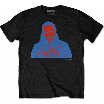 Pánské tričko Post Malone tričko, Red &amp; Blue Photo, pánské XXL