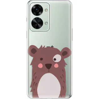 Telefonní příslušenství Odolné silikonové pouzdro iSaprio - Brown Bear - OnePlus Nord 2T 5G