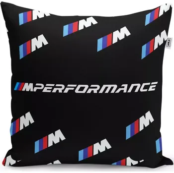 Polštář Dekorační polštář MPERFORMANCE černý vzor - Sablio - 40x40 cm