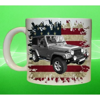 hrnek Jeep Wrangler 75ml (hrneček s osobním autem Jeep)