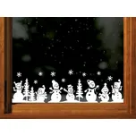 Pruh Veselí sněhuláci 2 (Samolepicí dekorace - vánoční)