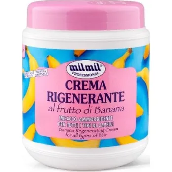 Vlasová regenerace Mil Mil banana regenerační krém na vlasy banán 1000 ml