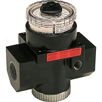 Kompresor Regulátor vzduchu s indikativní stupnicí r21 pro upravné jednotky, g1", od 0,4 do 11 bar Wilkerson R31-C8-R00