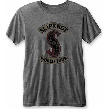 Pánské tričko Slipknot tričko, World Tour Burn Out, pánské L
