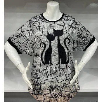 Dámská halenka Dámská halenka s kočkou č.13