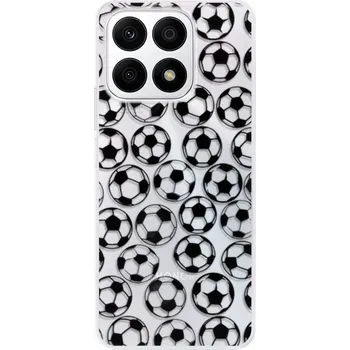 Pouzdro na mobilní telefon Odolné silikonové pouzdro iSaprio - Football pattern - black - Honor X8a