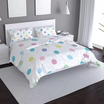 Povlečení Saténové povlečení Puntík vedle puntíku - Sablio - 140x220 / 90x70