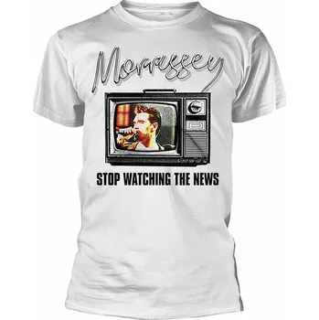 Morrissey tričko, Stop Watching The News, pánské L