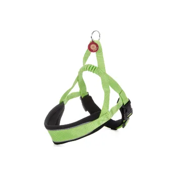 Postroj pro psa JK Postroj Comfort zelený, obvod hrudníku: 62–70 cm