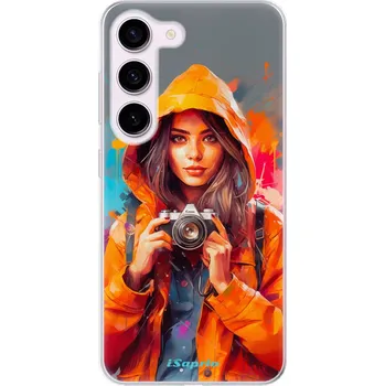 Pouzdro na mobilní telefon Odolné silikonové pouzdro iSaprio - Girl with Camera - Samsung Galaxy S23 5G