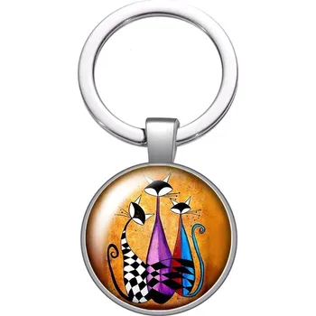 Přívěšek na klíče-3 kočky