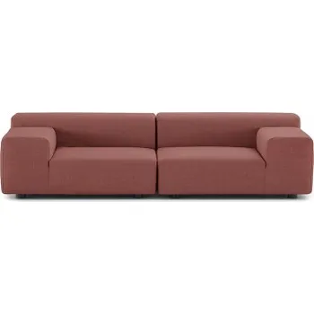 Pohovka Plastics Outdoor-pouf, zadová opěrka bílá