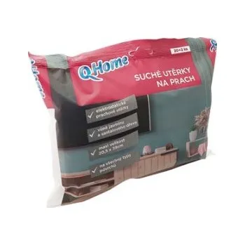 Utěrka Q-home suché utěrky na prach 20+2 ks