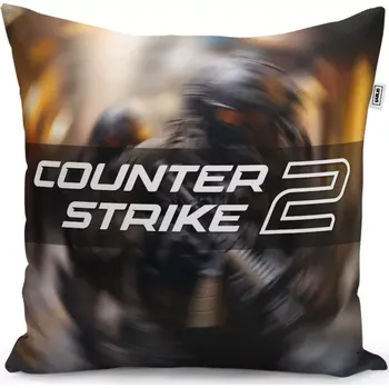 Polštář Dekorační polštář Counter Strike 2 Voják - Sablio - 50x50 cm