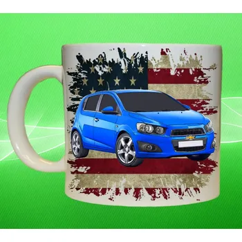 hrnek s Chevrolet Aveo 150ml (hrneček s osobním autem )