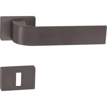 Dveřní kování TI - CINTO - RT 2732RT bez spodní rozety, klika/klika T - Titan (141)